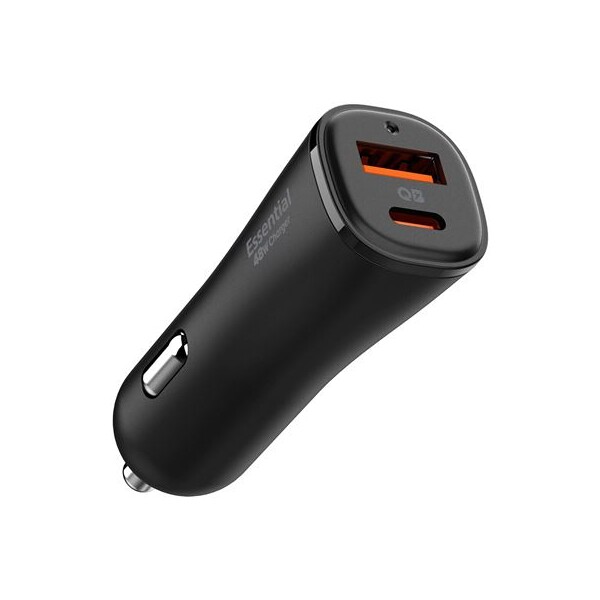 Spigen-ArcStation-Essential-48W-nabijecka-do-auta-cerna