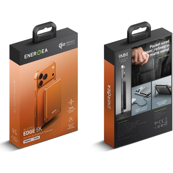 ENERGEA-AluPac-Edge-5K-MagSafe-Qi2-powerbanka-5000-mAh-oranzova