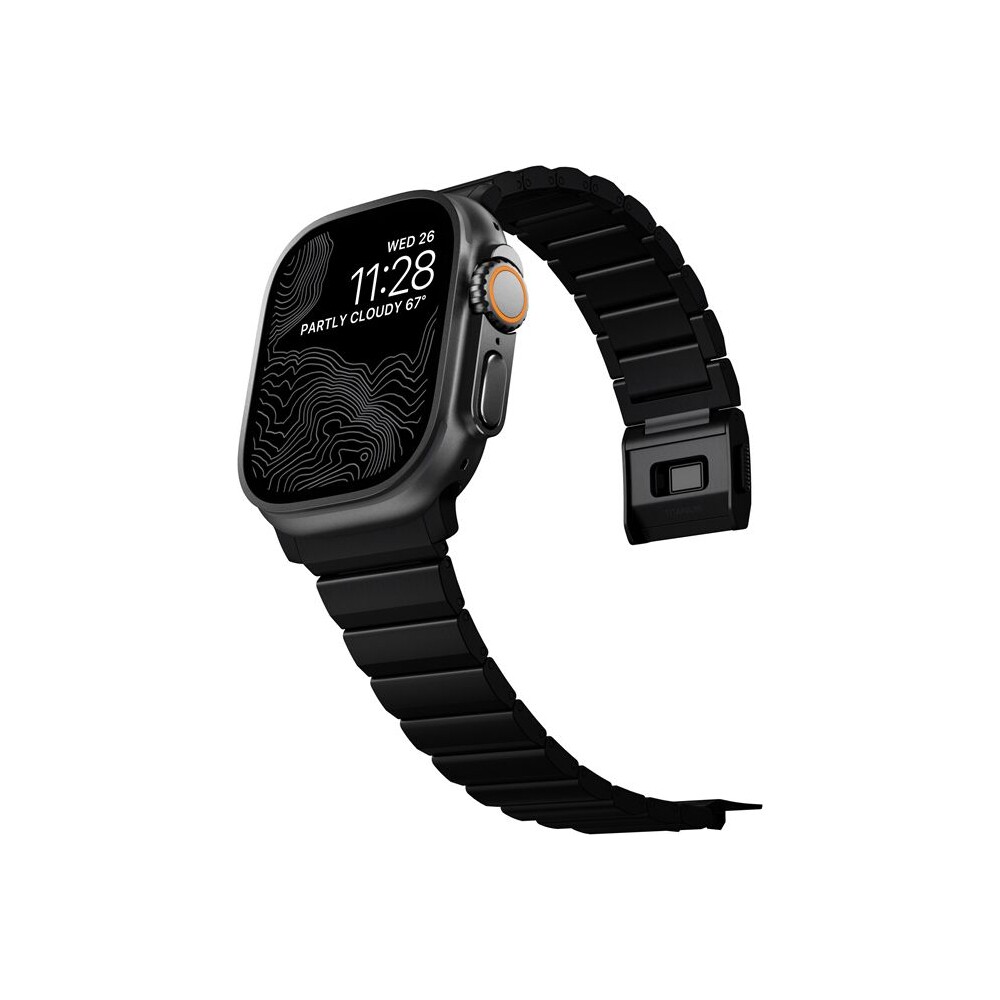 Nomad-Titanium-Band-reminek-Apple-Watch-49-46-45-44-42-mm-cerny