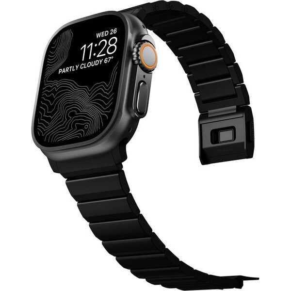Nomad-Titanium-Band-reminek-Apple-Watch-49-46-45-44-42-mm-cerny