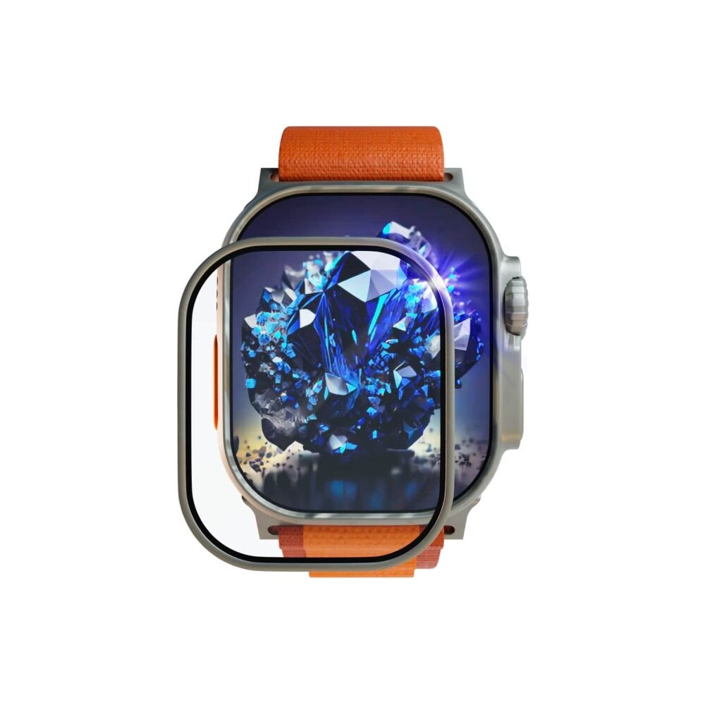 FIXED-safirove-sklo-pro-Apple-Watch-Ultra-s-ocelovym-rameckem