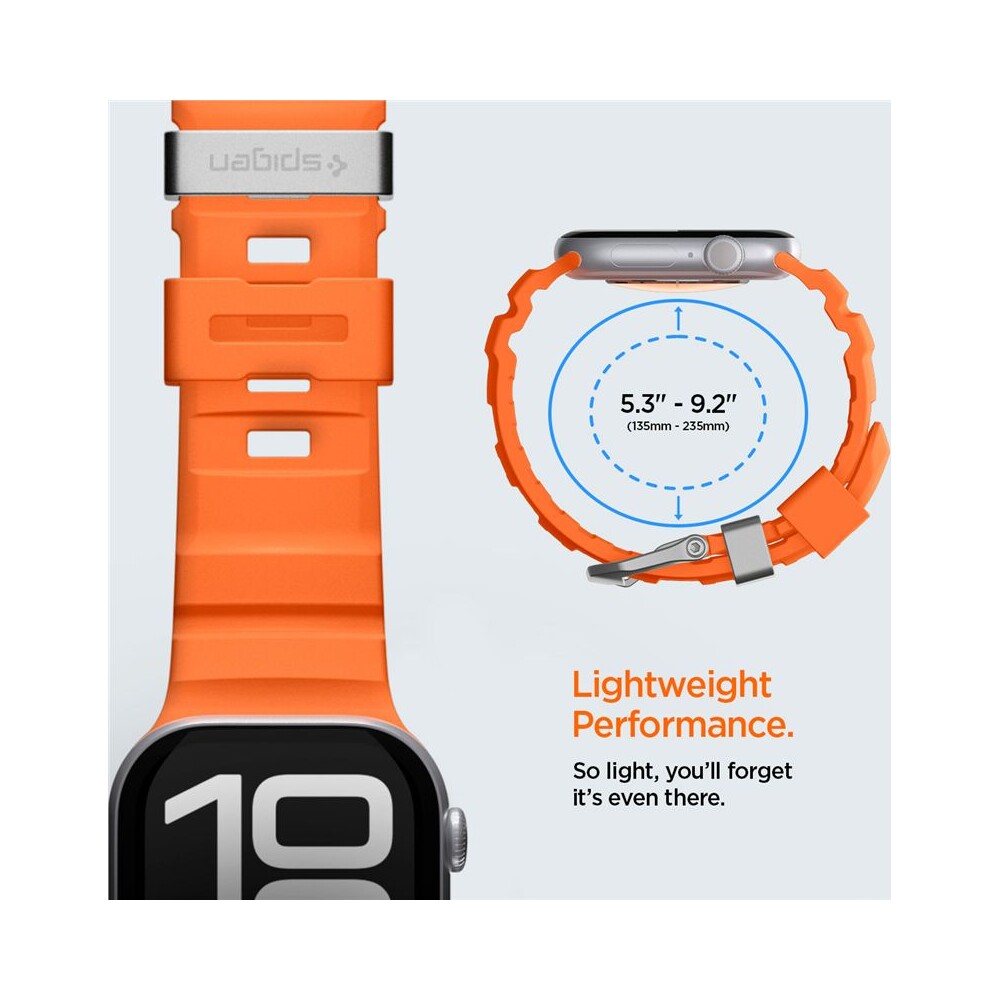Spigen-Silicone-Band-reminek-Apple-Watch-49-46-45-44mm-oranzovy