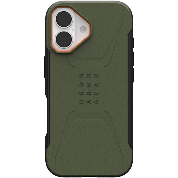 UAG-Civilian-Magsafe-kryt-iPhone-17-zeleny-oranzovy