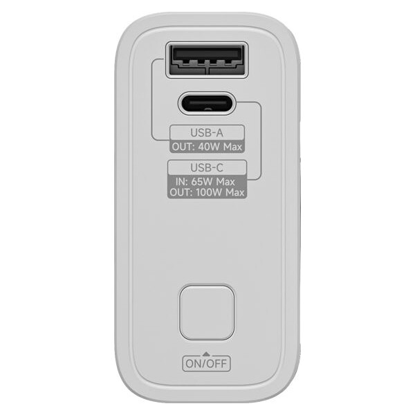 SHARGE-Shargeek-140W-powerbanka-20000-mAh-LCD-stribrna