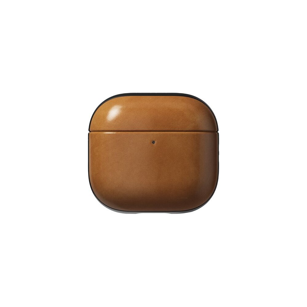 Nomad-Modern-Leather-pouzdro-Apple-Airpods-4-hnede