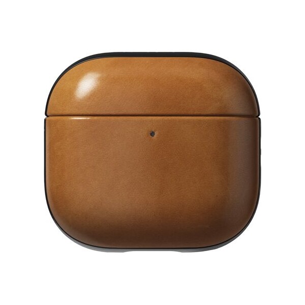 Nomad-Modern-Leather-pouzdro-Apple-Airpods-4-hnede
