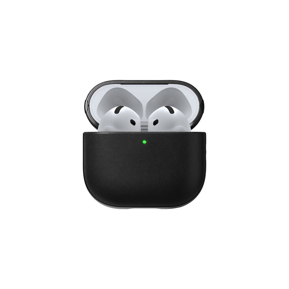 Nomad-Modern-Leather-pouzdro-Apple-Airpods-4-cerne