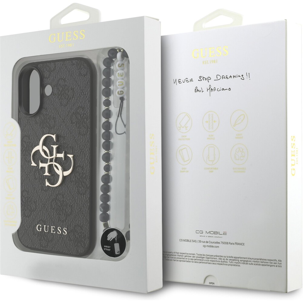 Guess-PU-4G-Metal-Logo-Strap-kryt-iPhone-17-cerny
