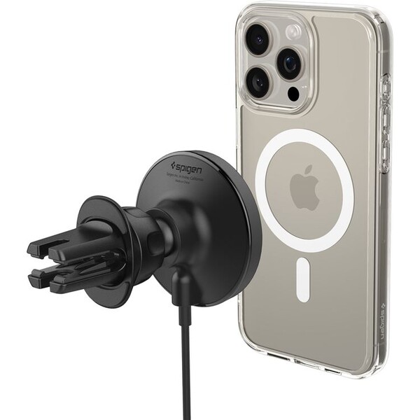 Spigen-OneTap-Pro-4-Airvent-Qi2-MagSafe-drzak-do-mrizky-ventilace-s-nabijenim