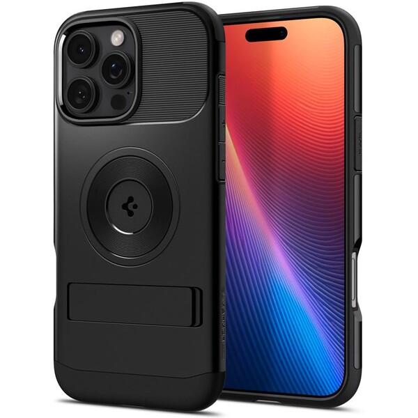 Spigen-Slim-Armor-MagSafe-kryt-iPhone-16-Pro-black