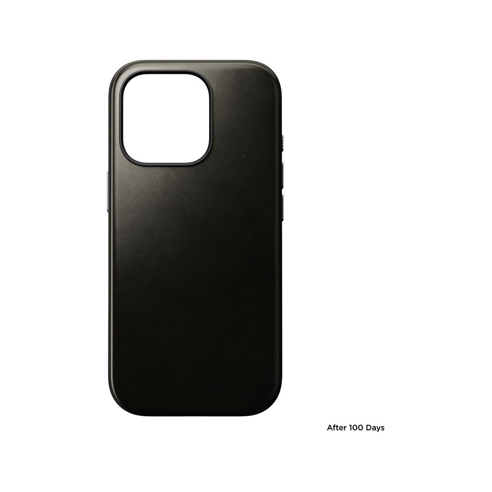 Nomad-Modern-Leather-Case-MagSafe-kryt-iPhone-16-Pro-zeleny-chromovany