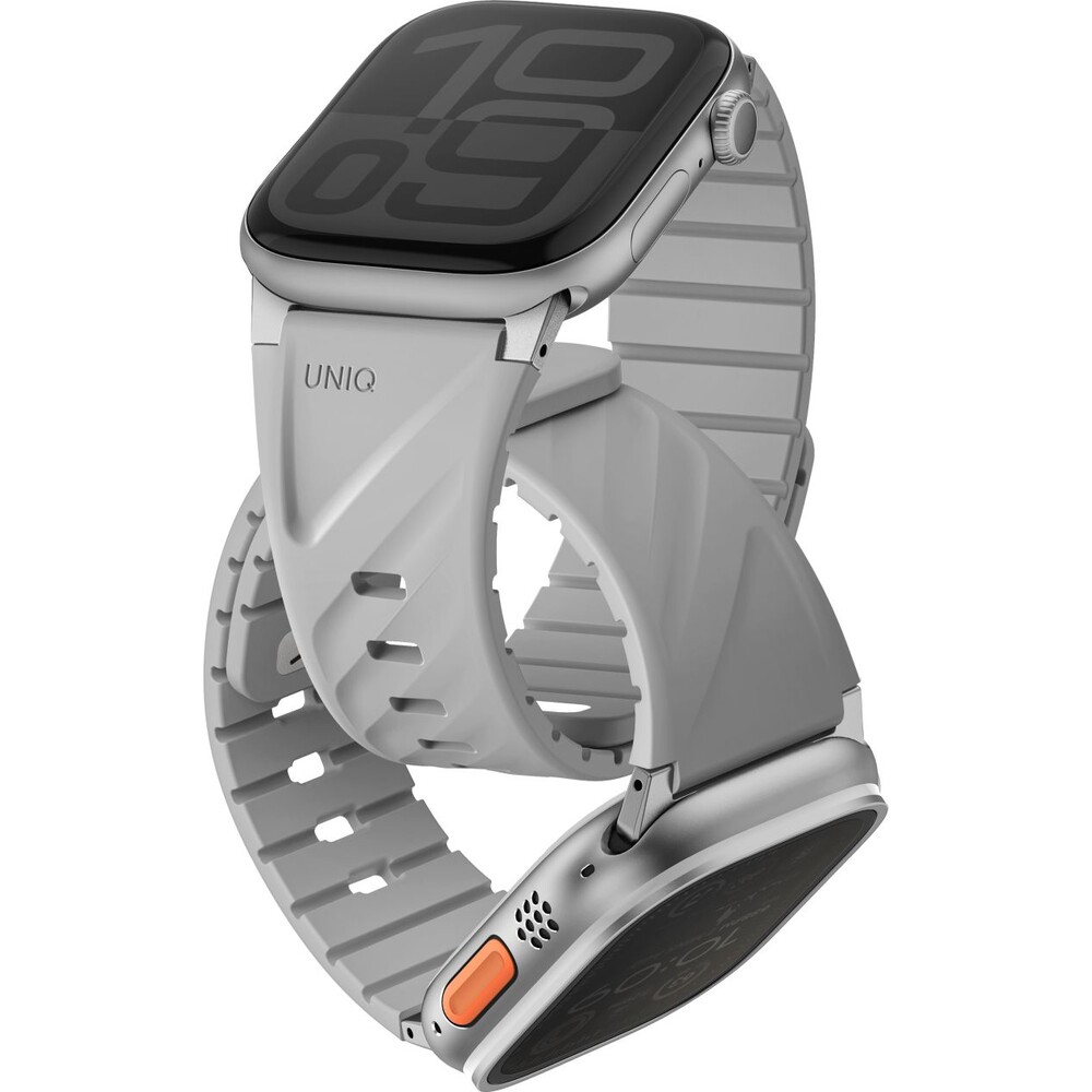 UNIQ-Fluo-Magneticky-reminek-pro-Apple-Watch-49-40mm-Mist-Grey