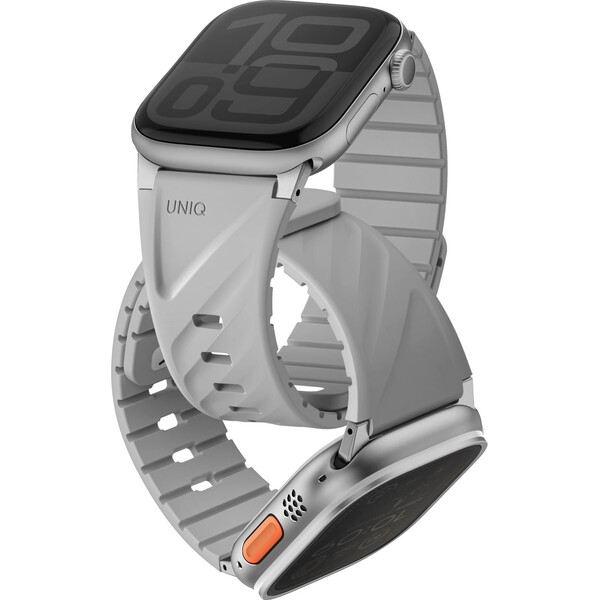 UNIQ-Fluo-Magneticky-reminek-pro-Apple-Watch-49-40mm-Mist-Grey