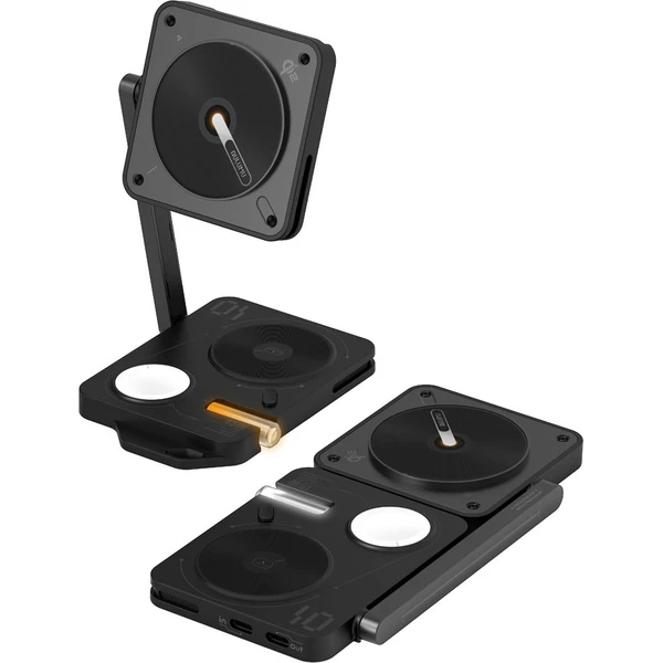 Aulumu-M01-4-in-1-Folding-Wireless-Charging-Station-Pad-MagSafe-nabijecka-Black