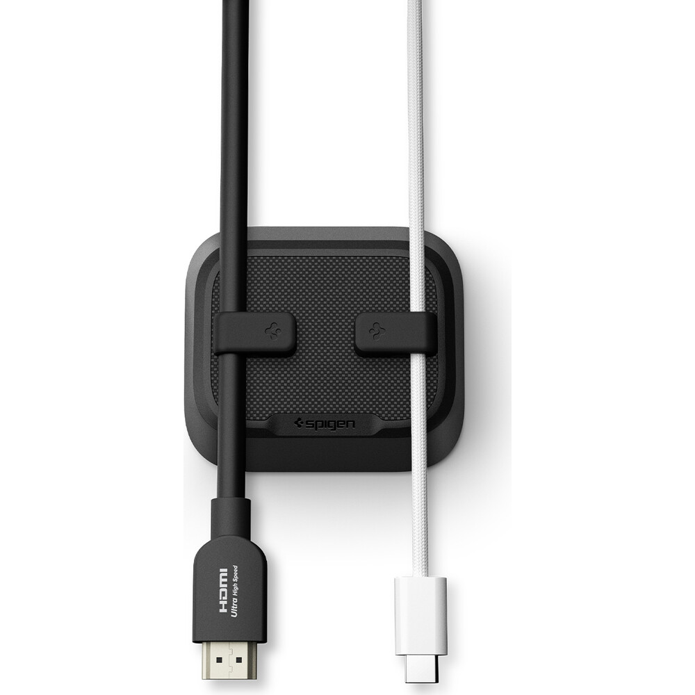 Spigen-Magnetic-Cable-Holder-magneticky-organizer-cerny