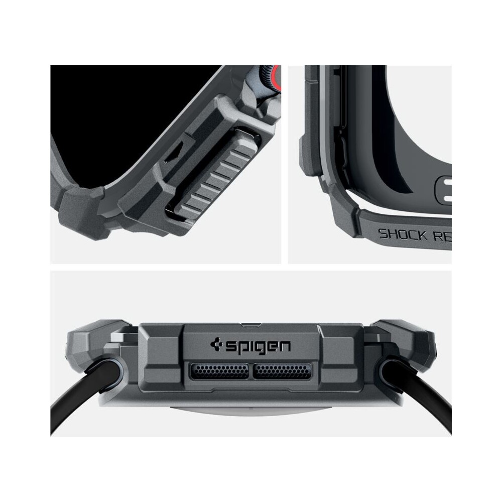 Spigen-Rugged-Armor-kryt-pro-Apple-Watch-10-11-46mm-tmave-sedy