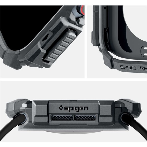 Spigen-Rugged-Armor-kryt-pro-Apple-Watch-10-11-46mm-tmave-sedy