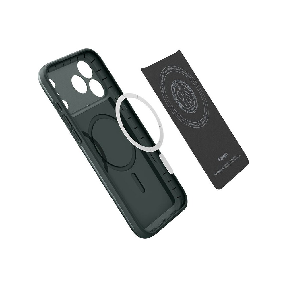 Spigen-Thin-Fit-MagSafe-kryt-iPhone-17-Pro-abyss-green