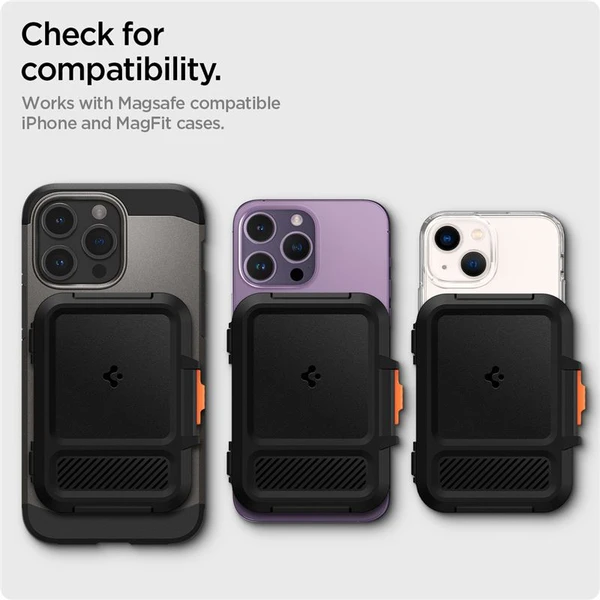 Spigen Lock Fit MagSafe Wallet peněženka černá - Peněženky - Obrázek 706452a2d9724fefbdbf78d7b74b43ab