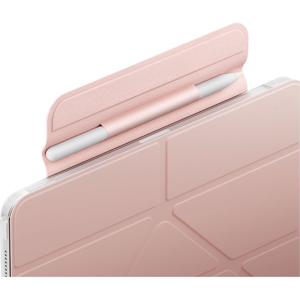 UNIQ-Camden-Lite-s-pouzdrem-pro-Apple-Pencil-iPad-Air-11-M2-M4-ruzove