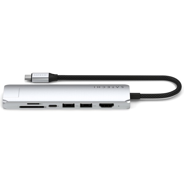 Satechi-7v1-USB-C-Slim-viceportovy-adapter-s-Ethernetem-stribrny