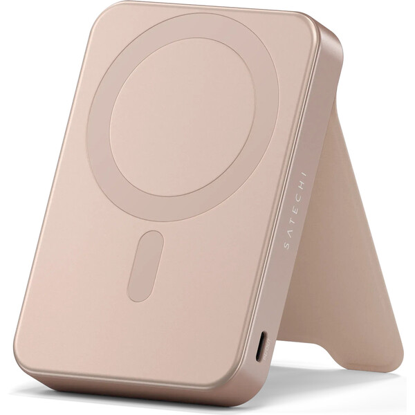 Satechi-Qi2-MagSafe-5K-magneticka-powerbanka-se-stojankem-ruzova