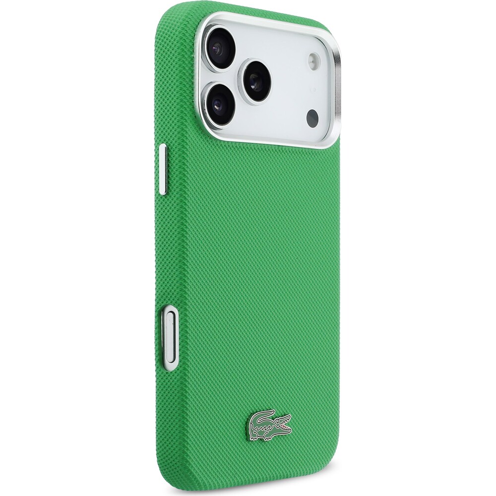 Lacoste-PVC-Iconic-Petit-Pique-Metal-Logo-MagSafe-kryt-iPhone-17-Pro-Max-zeleny