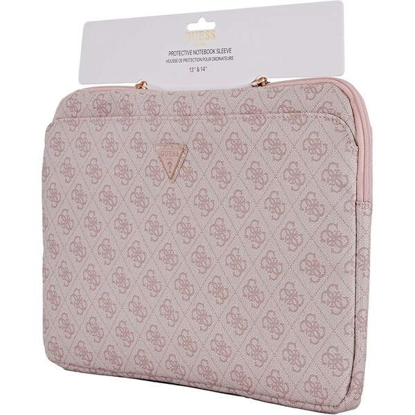 Guess-PU-4G-Triangle-Logo-obal-pro-notebook-14-ruzovy