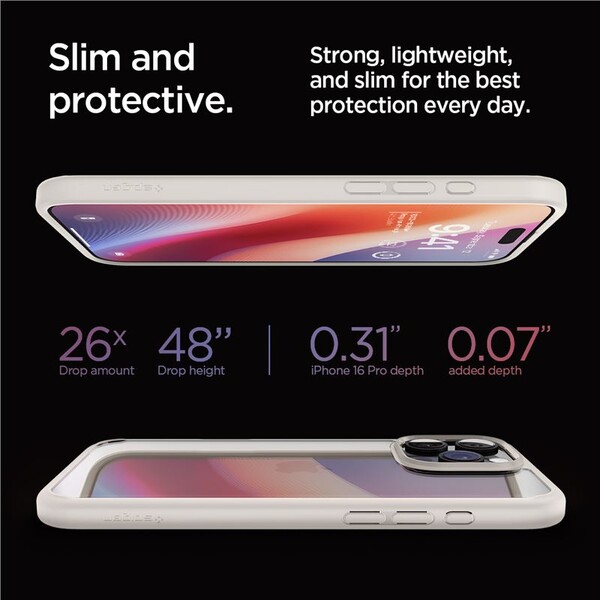 Spigen-Ultra-Hybrid-kryt-iPhone-16-Pro-natural-titanium