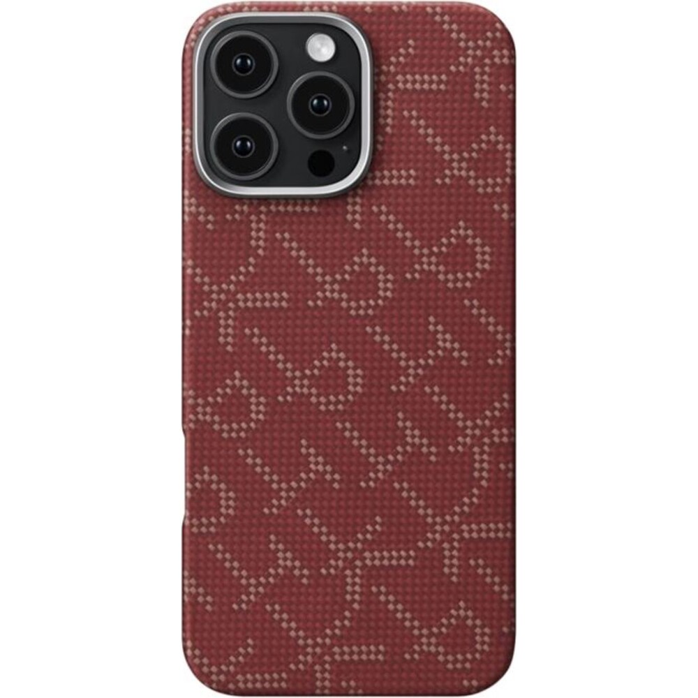 Pitaka-Tactile-Woven-Case-kryt-iPhone-16-Pro-Max-PTK-Red-Gold