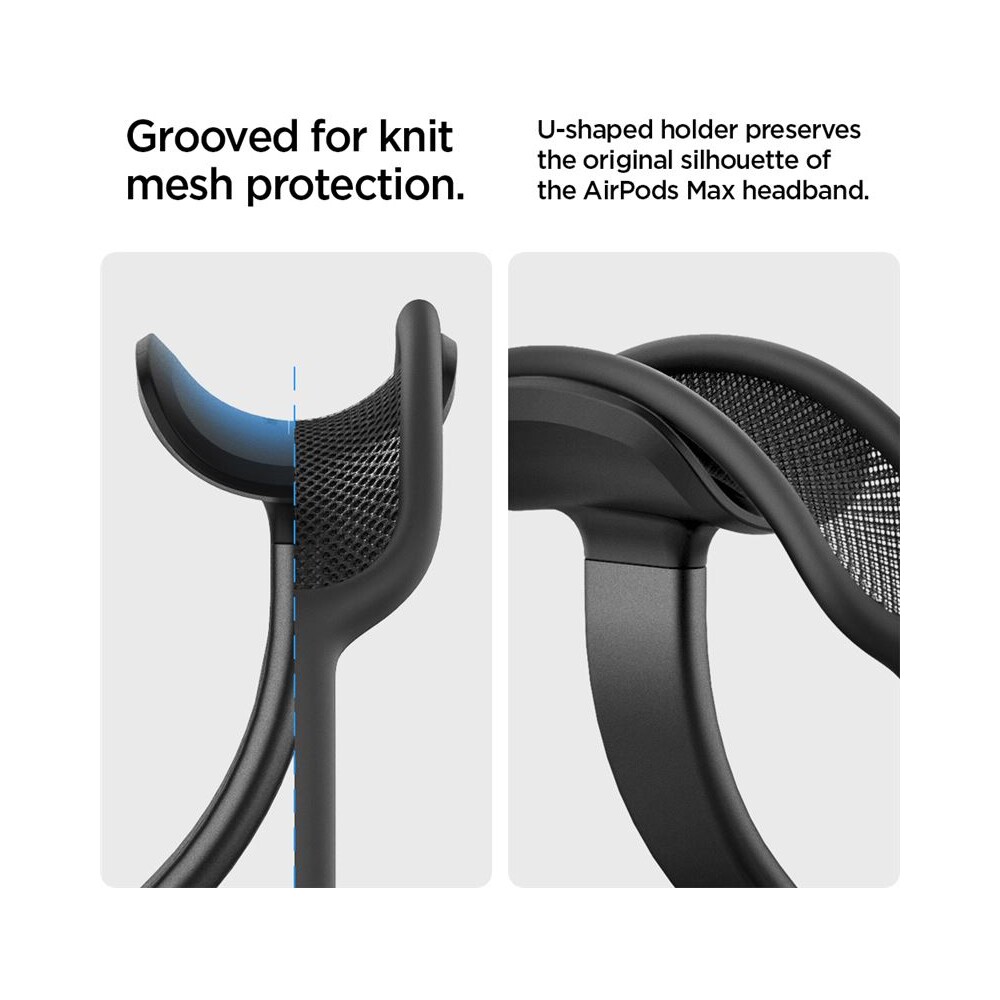 Spigen-Nanotac-AirPods-Max-Stand-MagFit-hlinikovy-stojanek-cerny