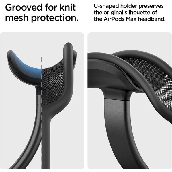 Spigen-Nanotac-AirPods-Max-Stand-MagFit-hlinikovy-stojanek-cerny