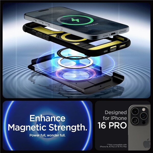 Spigen-Slim-Armor-MagSafe-kryt-iPhone-16-Pro-black