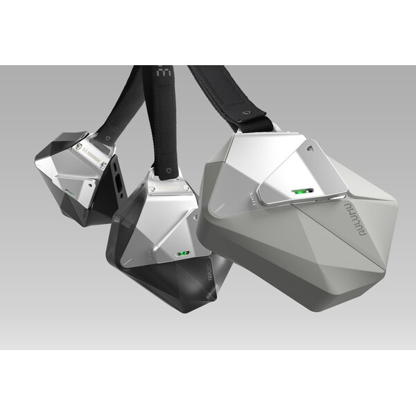 Aulumu-A39-Geometric-Case-pouzdro-AirPods-Pro-3-Translucent-Gray