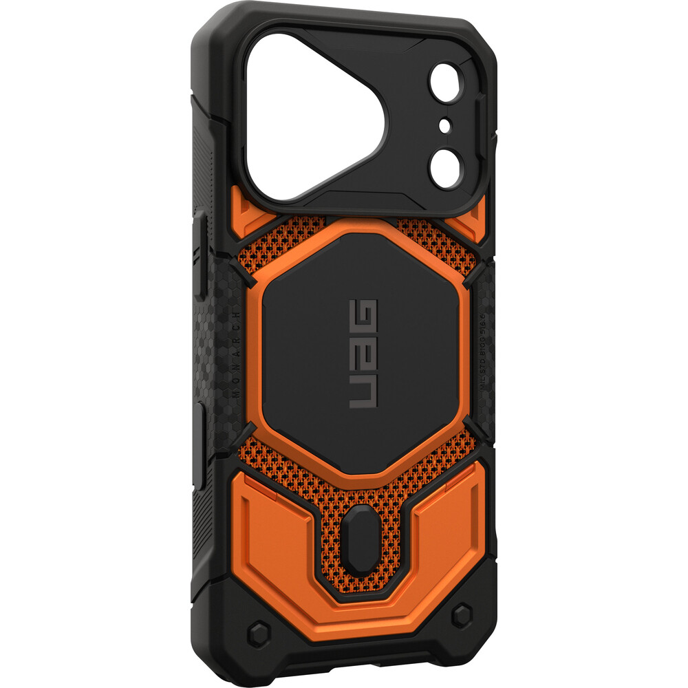 UAG-Monarch-Pro-MagSafe-Kevlar-kryt-iPhone-18-Pro-17-Pro-oranzovy