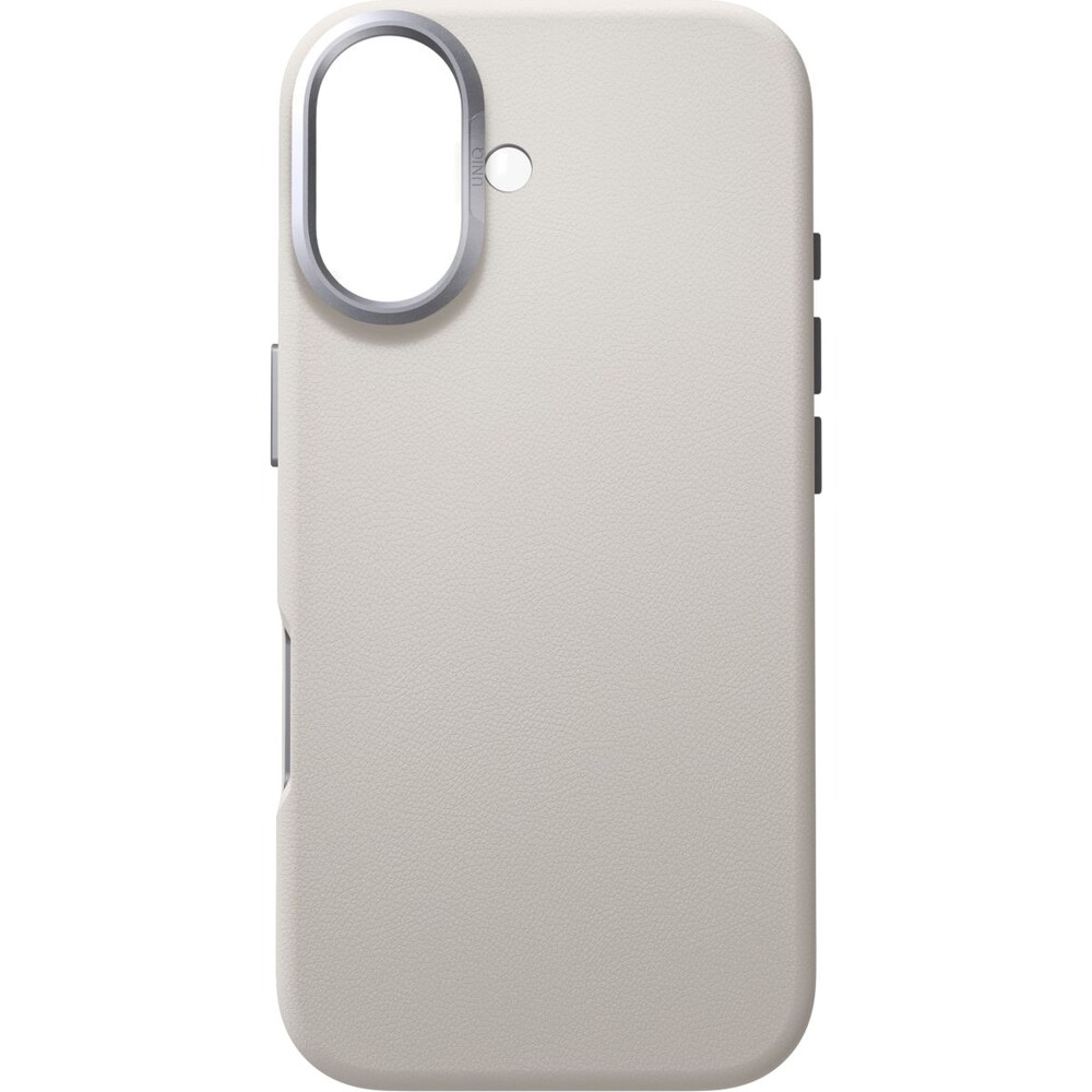 UNIQ-Lyden-Premium-Leatherette-MagClick-MagSafe-kryt-iPhone-17-Clay