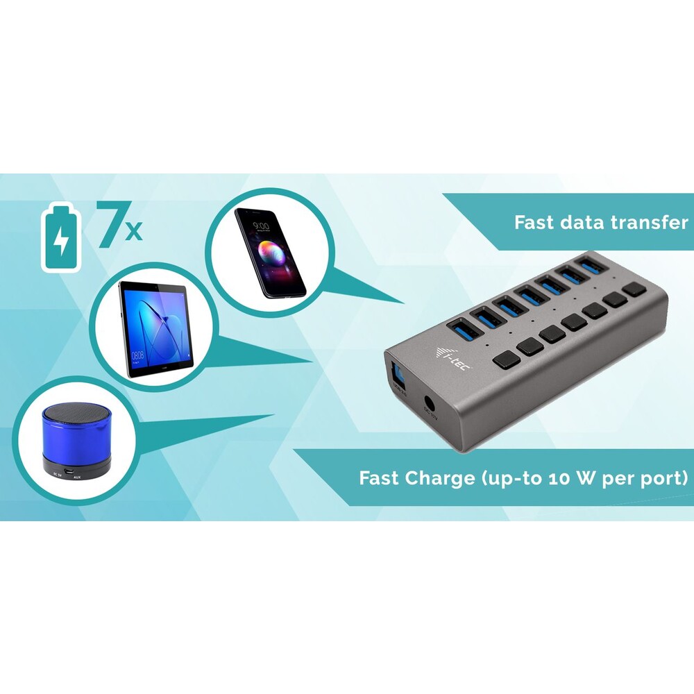 i-tec-USB-3-0-Charging-HUB-7-Port-Power-Adapter-36-W
