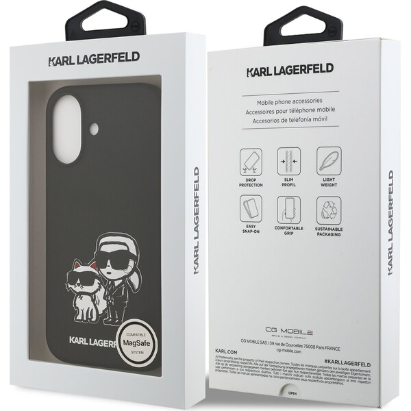 Karl-Lagerfeld-Liquid-Silicone-K-CH-Sketch-MagSafe-kryt-iPhone-17-cerny