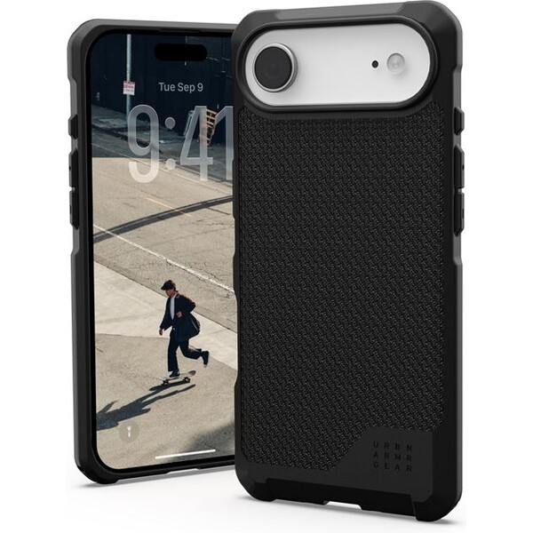 UAG-Metropolis-LT-Magsafe-Kevlar-kryt-iPhone-Air-cerny
