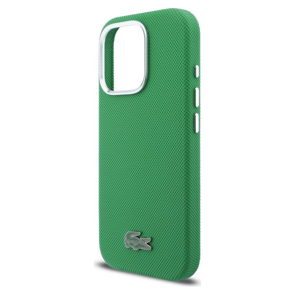 Lacoste-PVC-Iconic-Petit-Pique-Metal-Logo-MagSafe-kryt-iPhone-16-Pro-zeleny