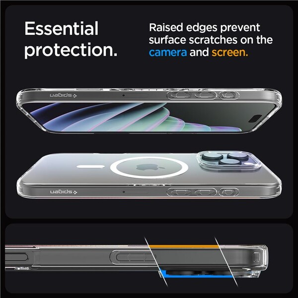 Spigen-Crystal-Flex-MagSafe-kryt-iPhone-16-Pro-Max-crystal-clear