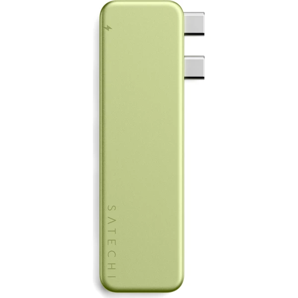 Satechi-USB-C-Snap-Hub-MacBook-Neo-citrusove-zluty