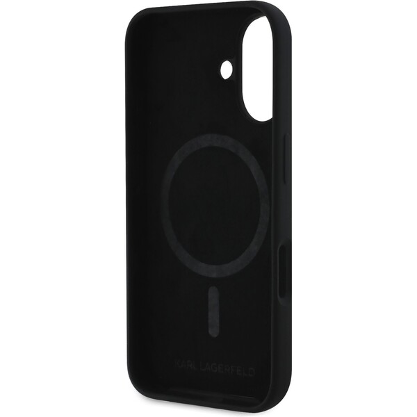 Karl-Lagerfeld-Liquid-Silicone-Karl-Head-MagSafe-kryt-iPhone-16-cerny