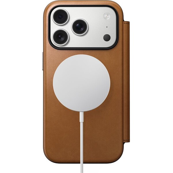 Nomad-Modern-Leather-Folio-MagSafe-kozene-pouzdro-iPhone-17-Pro-English-Tan