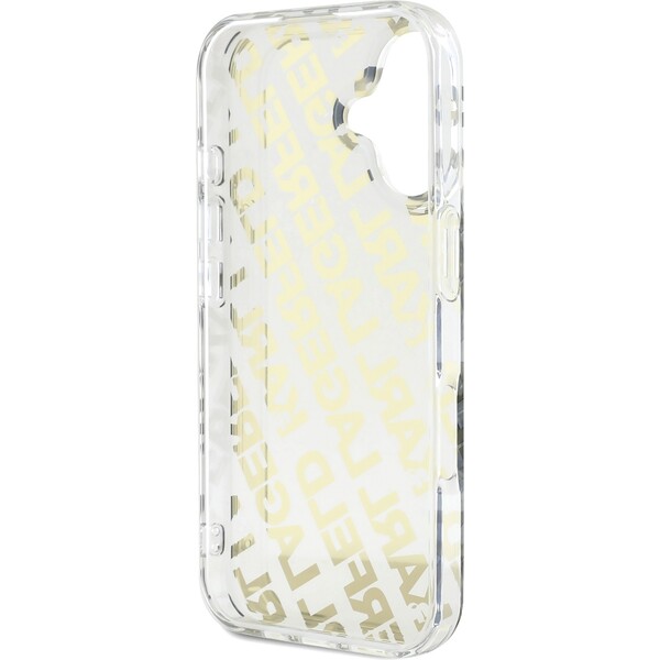 Karl-Lagerfeld-IML-Electroplated-Repeated-Logo-kryt-pro-iPhone-16-zlaty