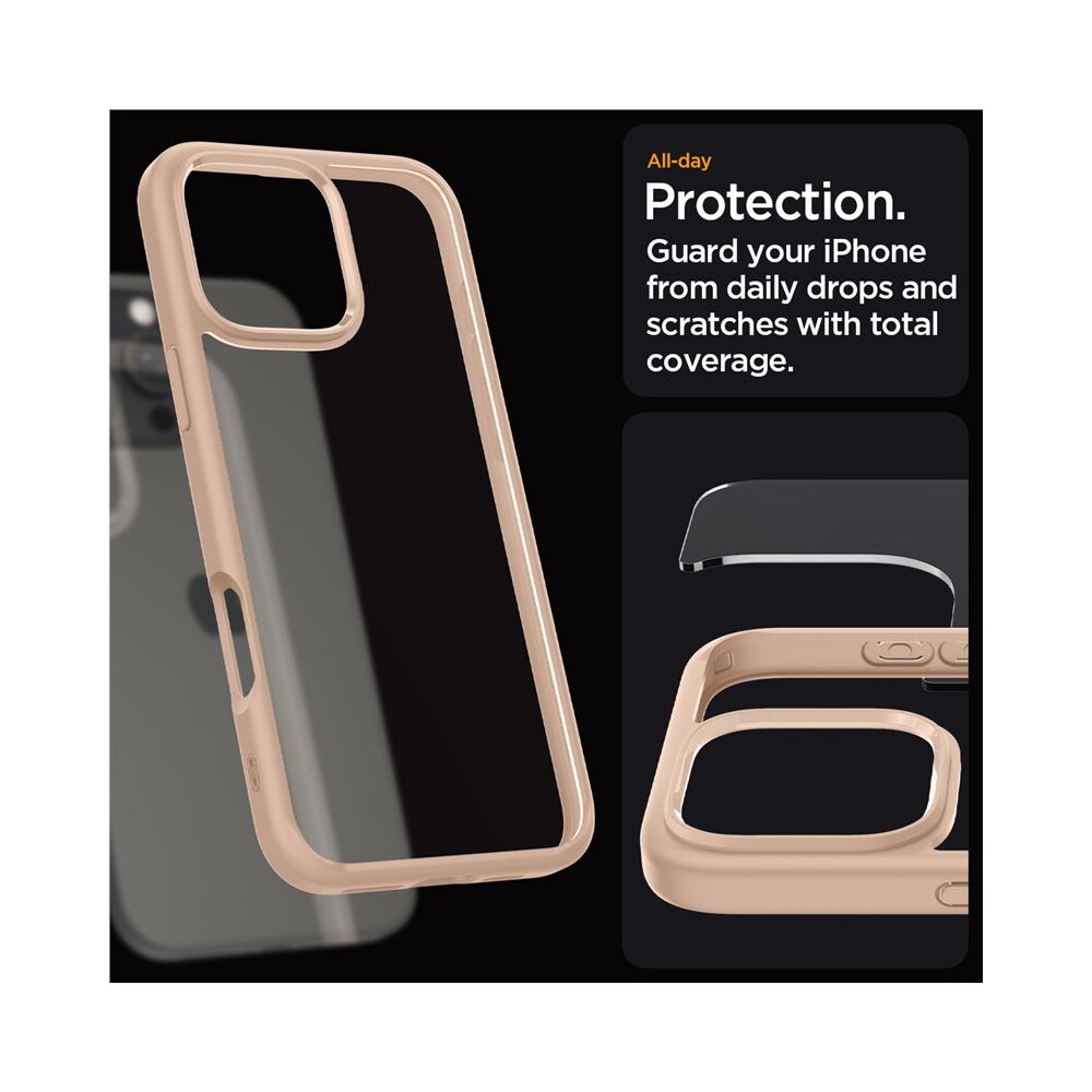 Spigen-Ultra-Hybrid-kryt-iPhone-16-Pro-rose-titanium