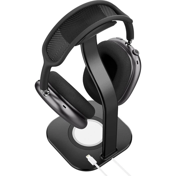 Spigen-Nanotac-AirPods-Max-Stand-MagFit-hlinikovy-stojanek-cerny