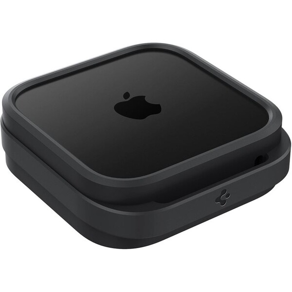 Spigen-Silicone-Fit-Mount-silikonovy-drzak-pro-Apple-TV-4K-3th-Gen-2022-cerny
