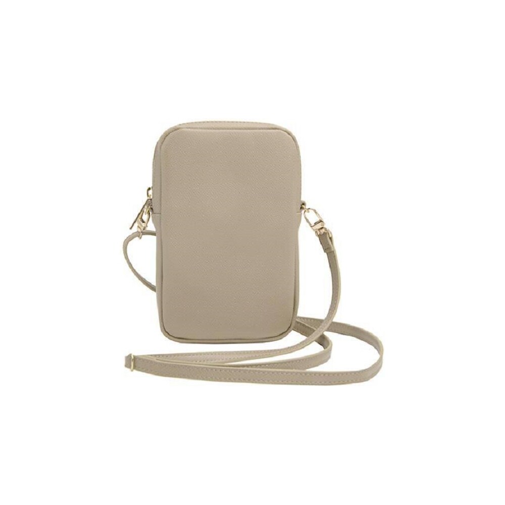 Guess-PU-Grained-4G-Metal-Logo-taska-na-telefon-se-zipem-zlata