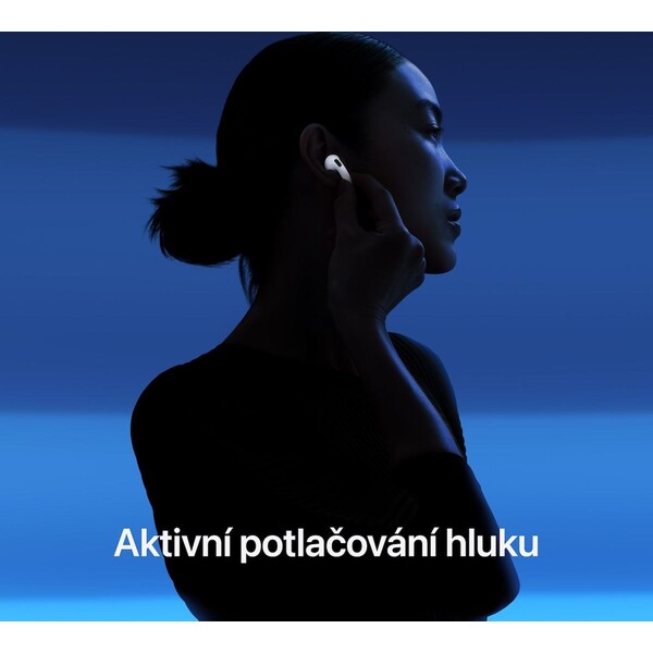 Apple-AirPods-4-s-aktivnim-potlacenim-hluku-bezdratova-sluchatka-2024-bila